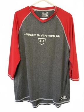 Under Armour Loose Fit HeatGear Baseball Shirt - Large